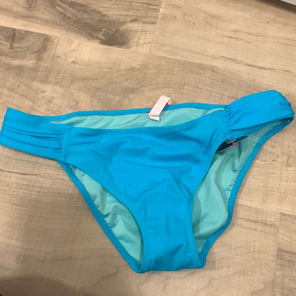 New! Victorias Secret Blue Bikini Bottoms